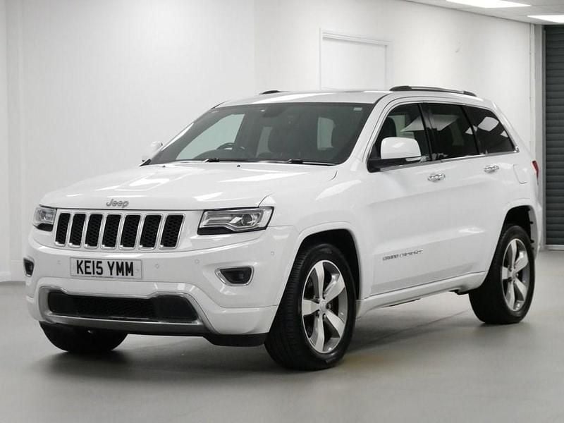 White Used 2015 Jeep Grand Cherokee Overland SUV | £11,989 (Good price) - Image 1/4