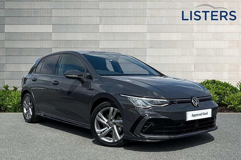 Urano grey Used 2023 VW Golf VIII R-line Hatchback | £24,590 (A bit pricey) - Image 1/4