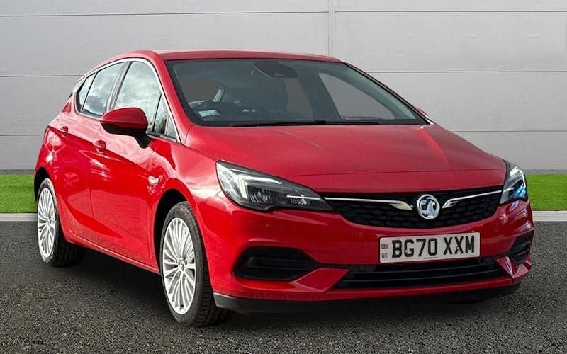Used Vauxhall Astra Elite 145 HP (106 kW) 2020 Red Hatchback