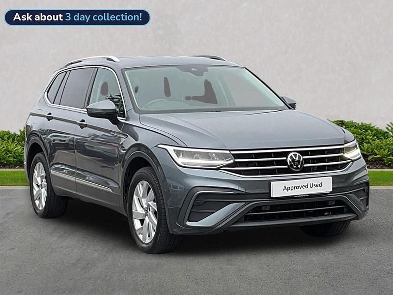 Grey Used 2021 VW Tiguan Allspace Life SUV | £22,462 (A bit pricey) - Image 1/4