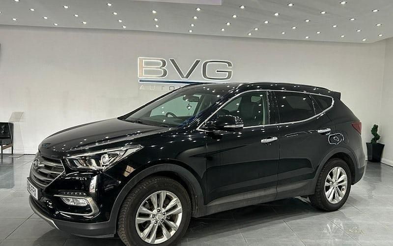 Black Used 2016 Hyundai Santa Fe Premium SUV | £11,994 (Good price) - Image 1/1