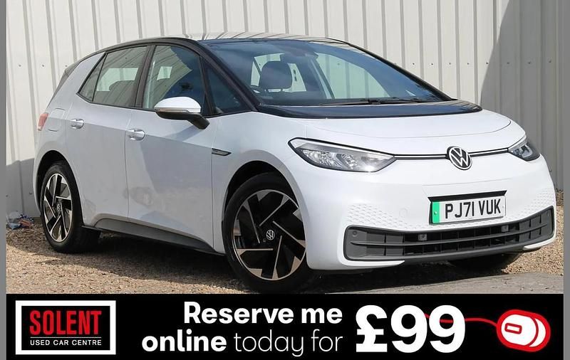 Used VW ID.3 Pro 106 kW (145 HP) 2022 White Hatchback