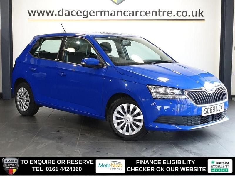 Used Skoda Fabia 75 HP (55 kW) 2019 Blue Hatchback