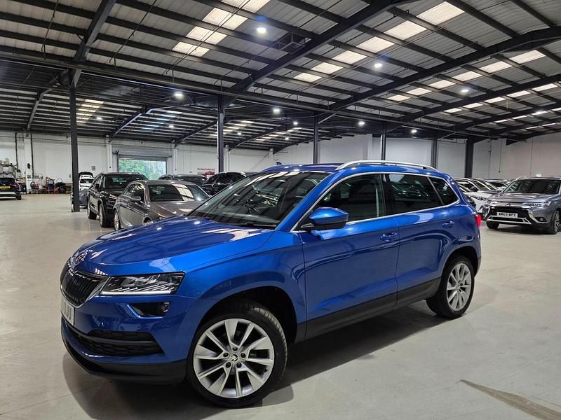 Blue Used 2020 Skoda Karoq SE L SUV | £12,330 (Good price) - Image 1/4