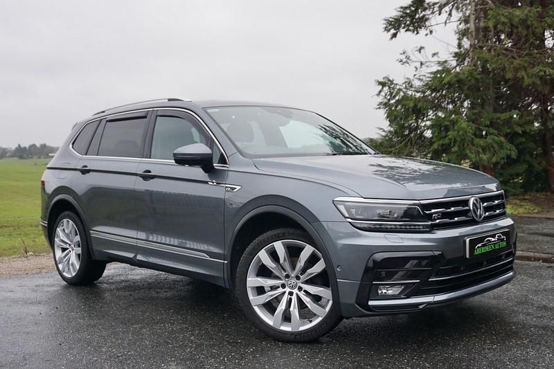 Grey Used 2021 VW Tiguan Allspace R-line SUV | £22,495 (Good price) - Image 1/3