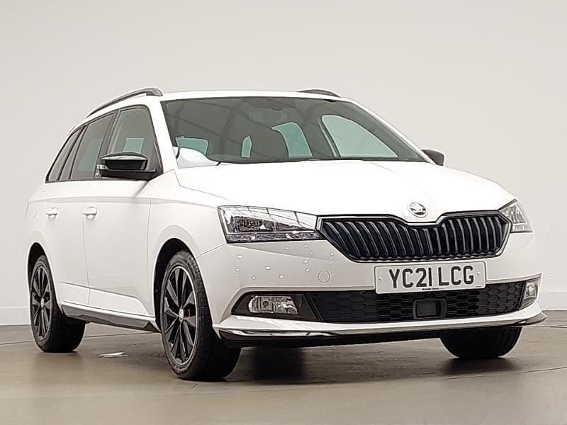 White Used 2021 Skoda Fabia Monte Carlo Hatchback | £14,998 (A bit pricey) - Image 1/4