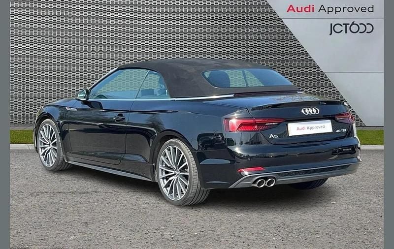 Used Audi A5 Cabriolet S-Line 190 HP (139 kW) 2019 Black Cabriolet
