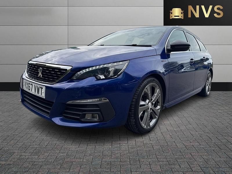 Used Peugeot 308 SW GT-line 131 HP (96 kW) 2016 Blue Estate