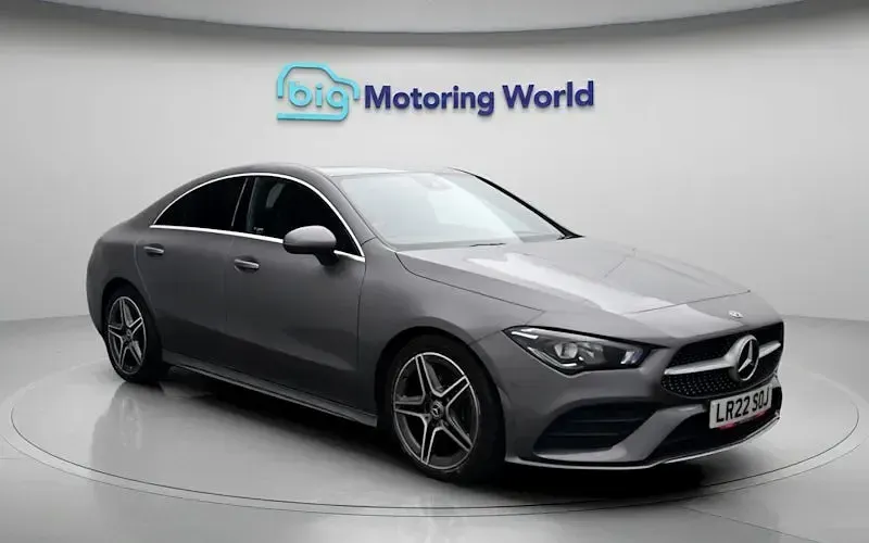 Used Mercedes CLA180 AMG line 136 HP (100 kW) 2022 Grey Coupe