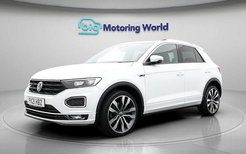 Used VW T-Roc R-line 150 HP (110 kW) 2021 White SUV