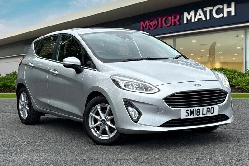 Silver Used 2018 Ford Fiesta Zetec Hatchback | £7,250 (Good price) - Image 1/4