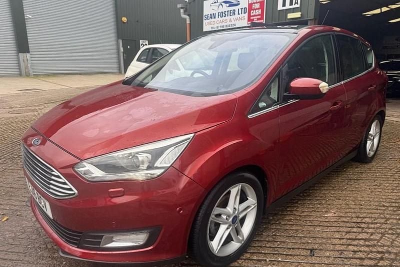 Used Ford C-MAX Titanium X 120 HP (88 kW) 2016 Red MPV