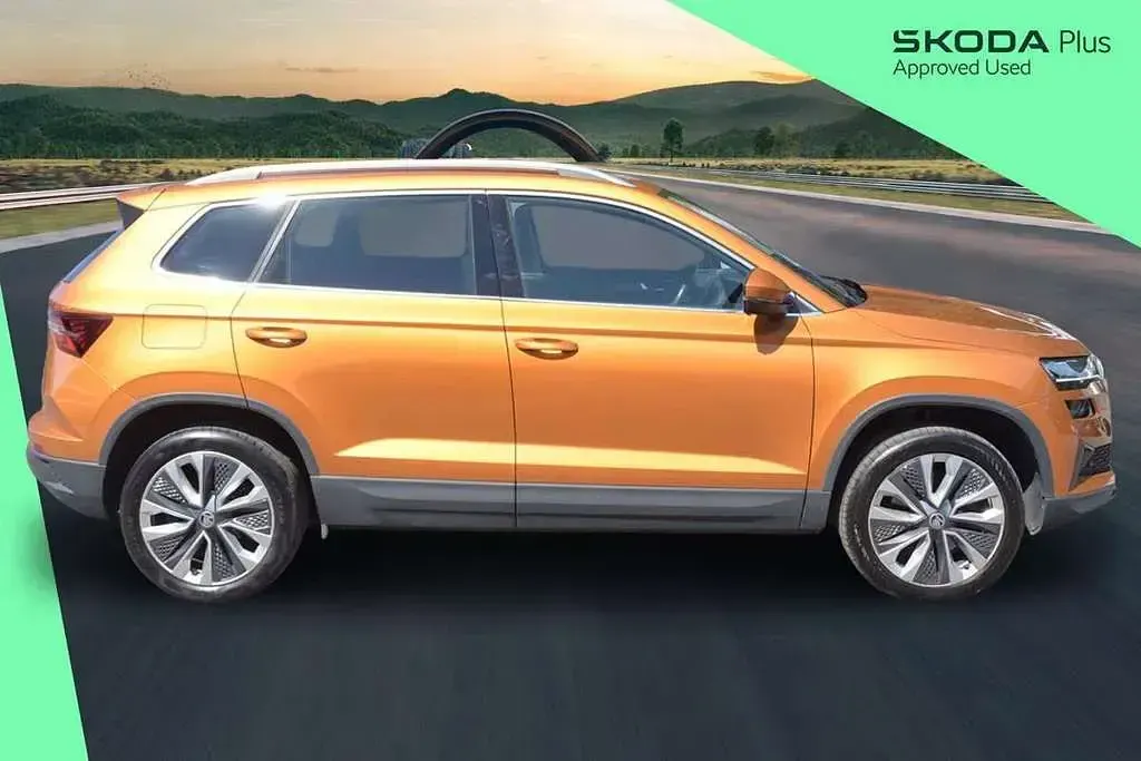 Used Skoda Karoq SE L 150 HP (110 kW) 2023 Phoenix orange metallic SUV
