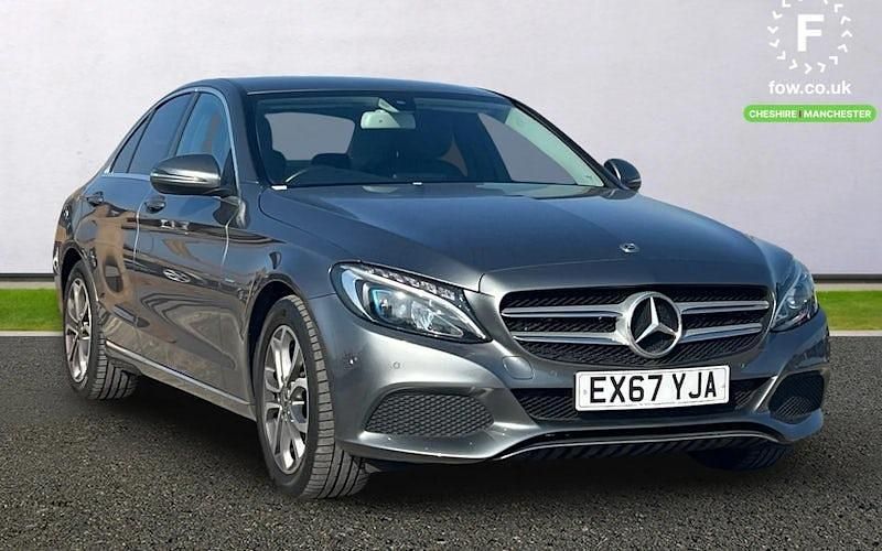 Begagnad Mercedes C350e 293 HK (215 kW) 2017 Grå Sedan