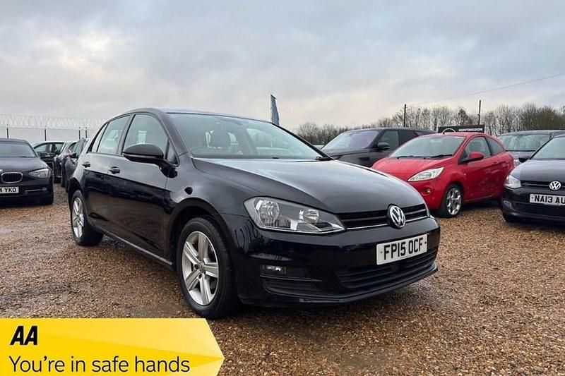 Used VW Golf VII Match 105 HP (77 kW) 2015 Black Hatchback
