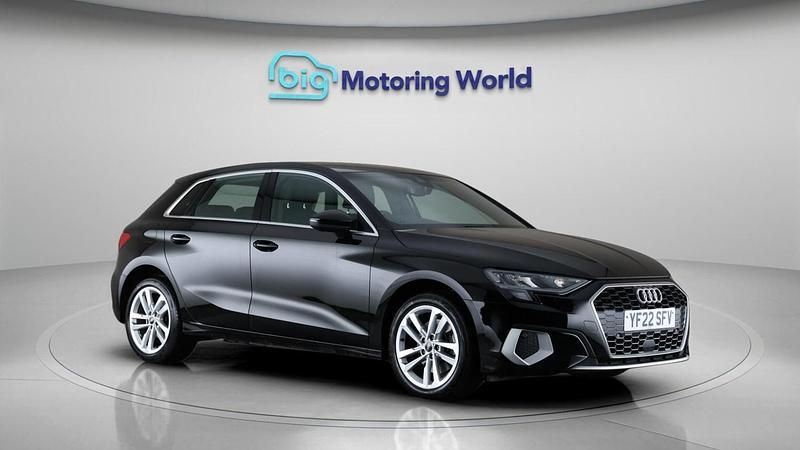 Black Used 2022 Audi A3 Sportback e-tron Sport Sedan | £18,200 (Good price) - Image 1/4
