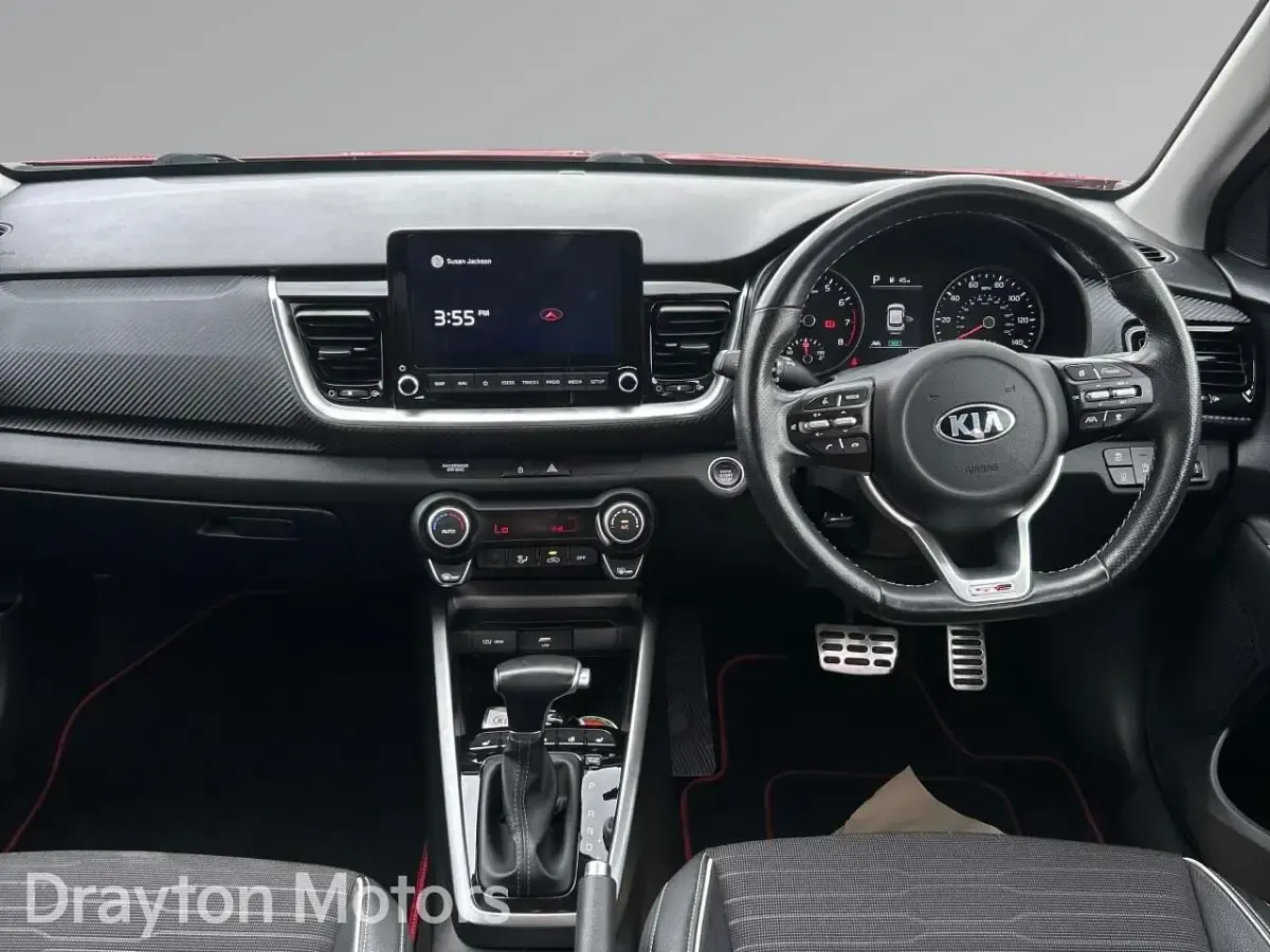 Usado Kia Stonic GT-Line S 118 HP (86 kW) 2021 Vermelho SUV