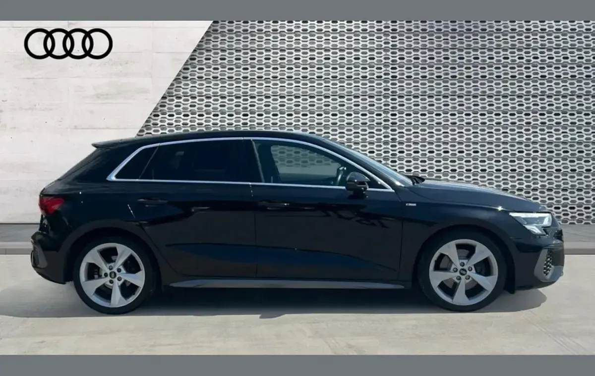 Used Audi A3 S-Line 147 HP (108 kW) 2021 Black Sedan