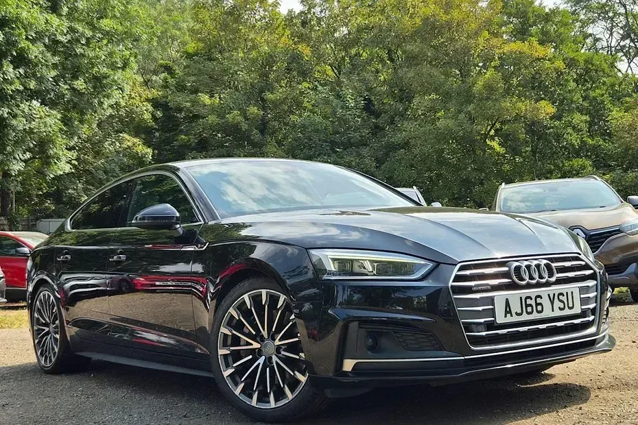 Used Audi A5 Sportback S-Line 252 HP (185 kW) 2017 Black Hatchback