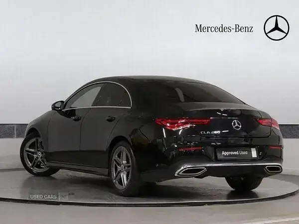Usado Mercedes CLA200 AMG line 163 HP (119 kW) 2022 Preto Coupé