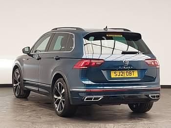 Used VW Tiguan R-line 150 HP (110 kW) 2021 Blue SUV