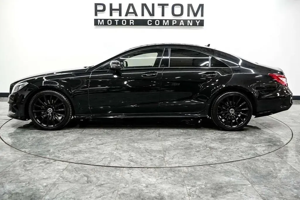 Used Mercedes CLS220 AMG line 177 HP (130 kW) 2017 Black Coupe