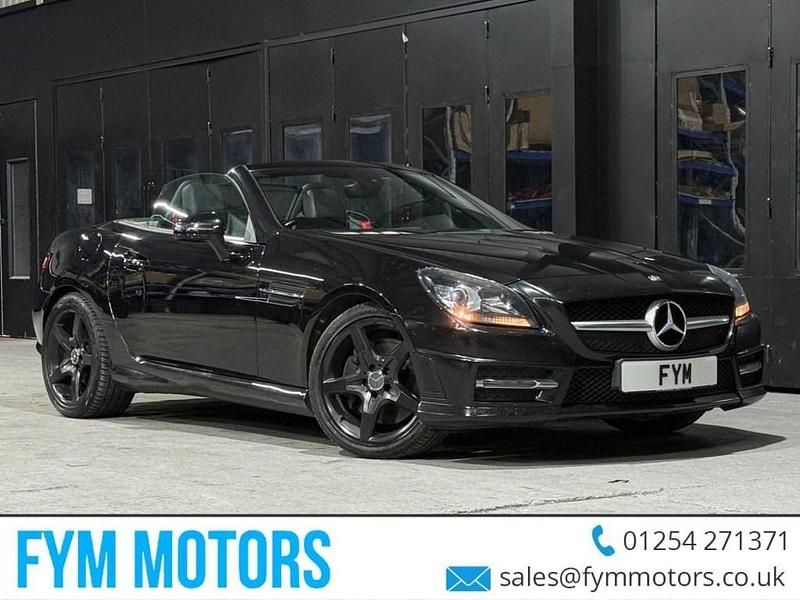 Black Used 2013 Mercedes SLK250 AMG Cabriolet | £6,595 (Good price) - Image 1/4