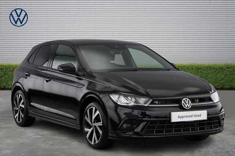 Used VW Polo R-line 110 HP (80 kW) 2022 Black Hatchback