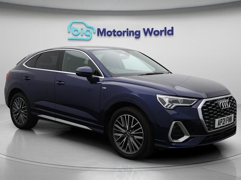 Blue Used 2021 Audi Q3 Sportback S-Line SUV | £25,000 (Fair price) - Image 1/4
