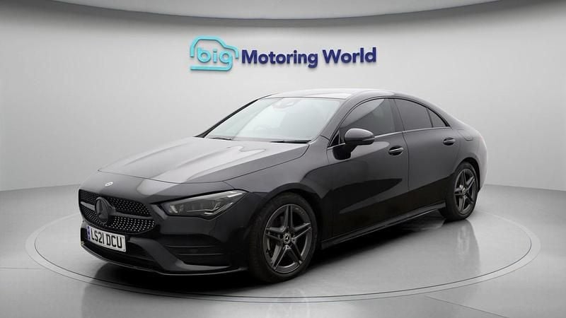 Used Mercedes CLA180 AMG line 136 HP (100 kW) 2021 Black Sedan