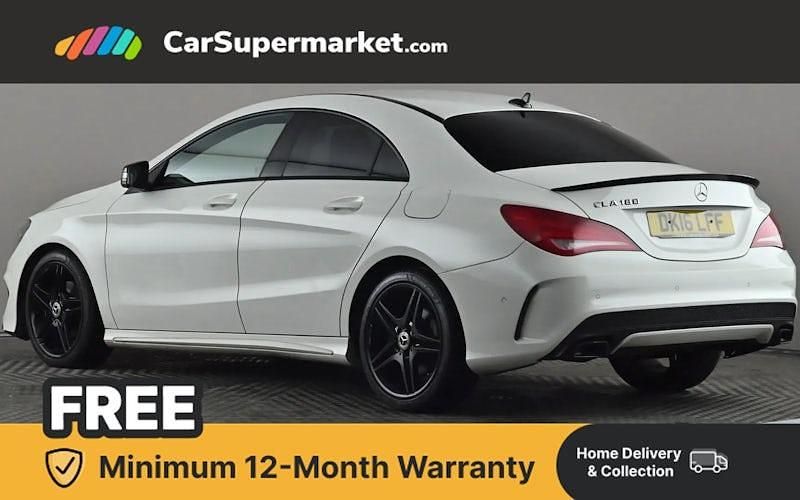 Used Mercedes CLA180 AMG 122 HP (89 kW) 2016 White Sedan