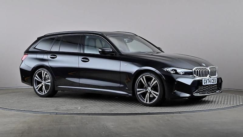 Black Used 2024 BMW 320 M Sport Estate | £32,498 (A bit pricey) - Image 1/4