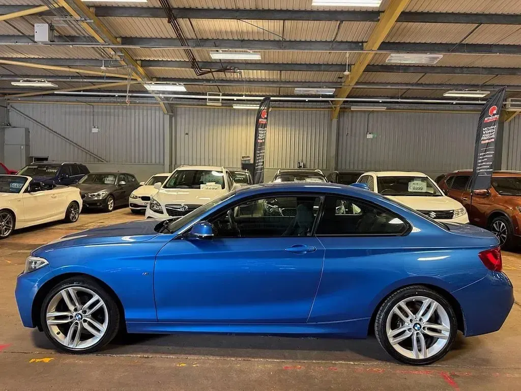 Used BMW 218 M Sport 136 HP (100 kW) 2015 Blue Coupe
