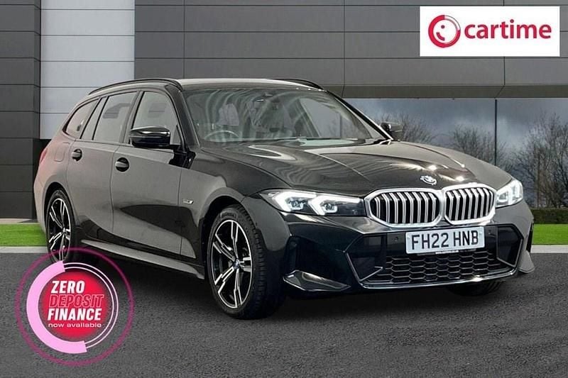 Black Used 2022 BMW 330e M Sport Estate | £27,500 (Fair price) - Image 1/4