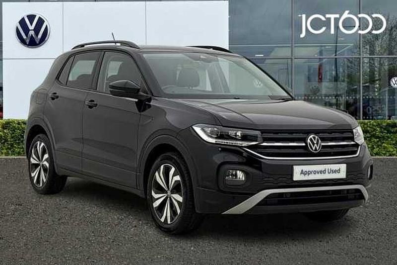 Used VW T-Cross Black Edition 110 HP (80 kW) 2022 Black SUV