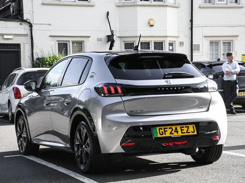 Grey Used 2024 Peugeot e-208 GT Hatchback | £17,196 (A bit pricey) - Image 1/4