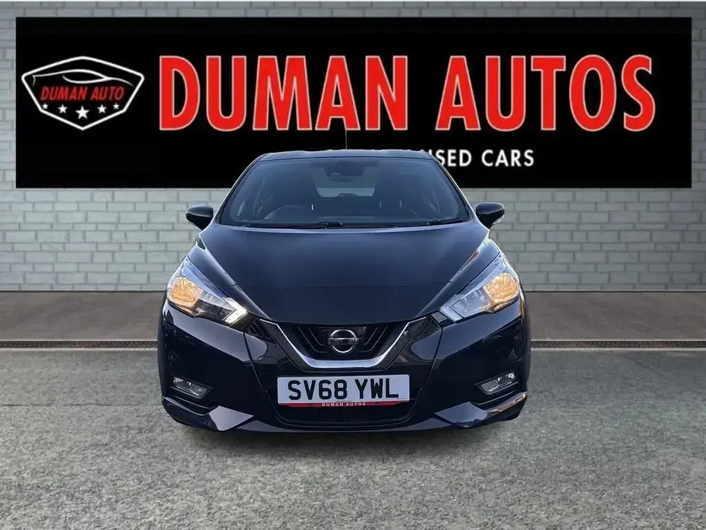 Używany Nissan Micra Acenta 90 KM (66 kW) 2018 Czarny Hatchback