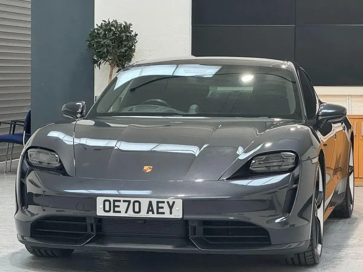 Used Porsche Taycan Performance Package 500 kW (680 HP) 2020 Grey Sedan