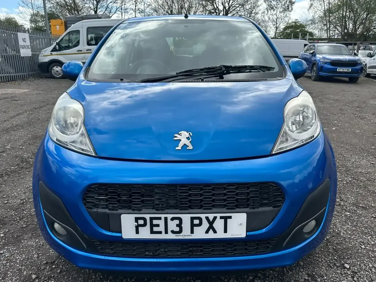 Second-hand Peugeot 107 Active 68 CP (50 kW) 2013 Albastru Hatchback