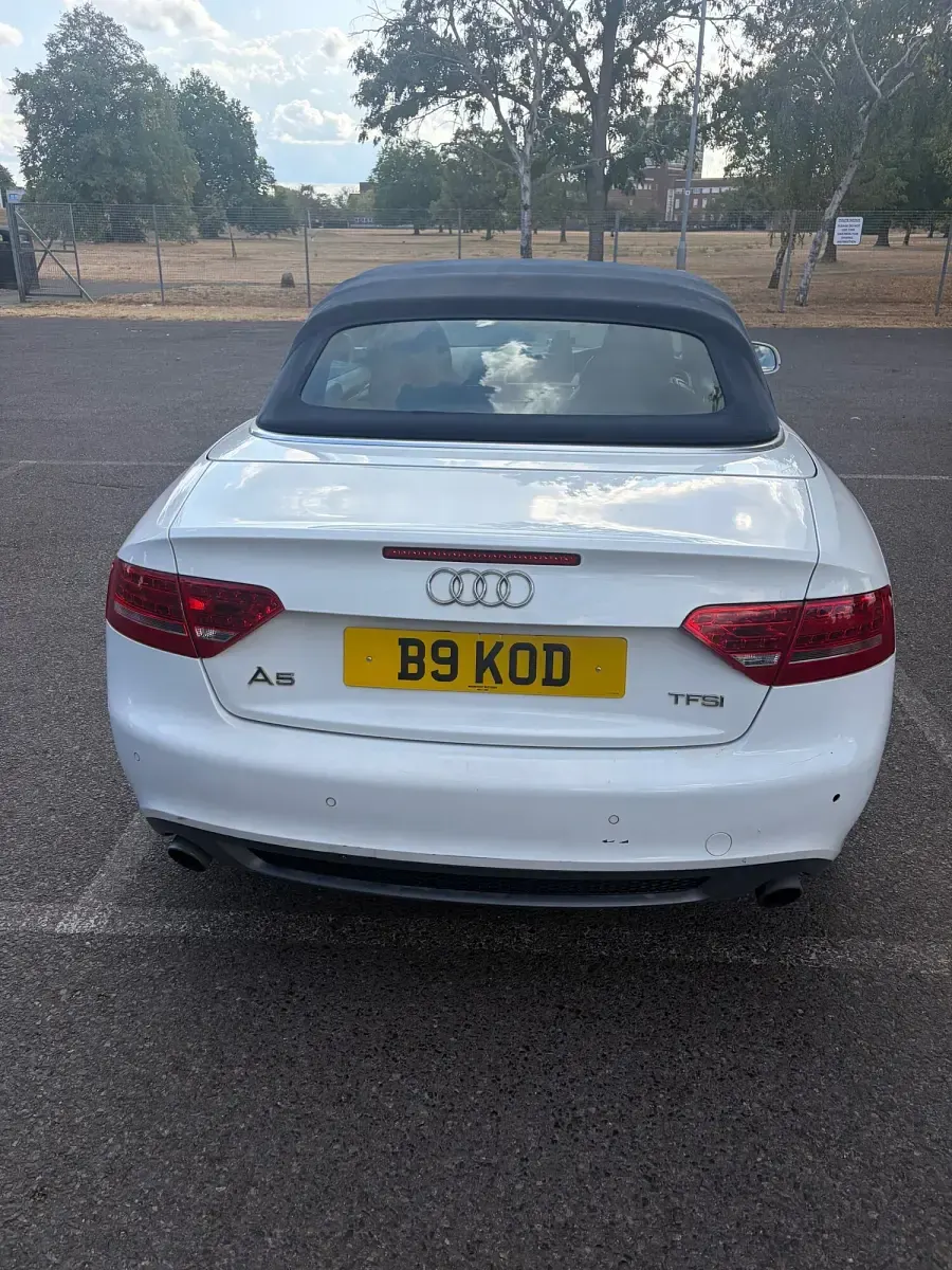 Used Audi A5 Cabriolet S-Line 2011 White Cabriolet