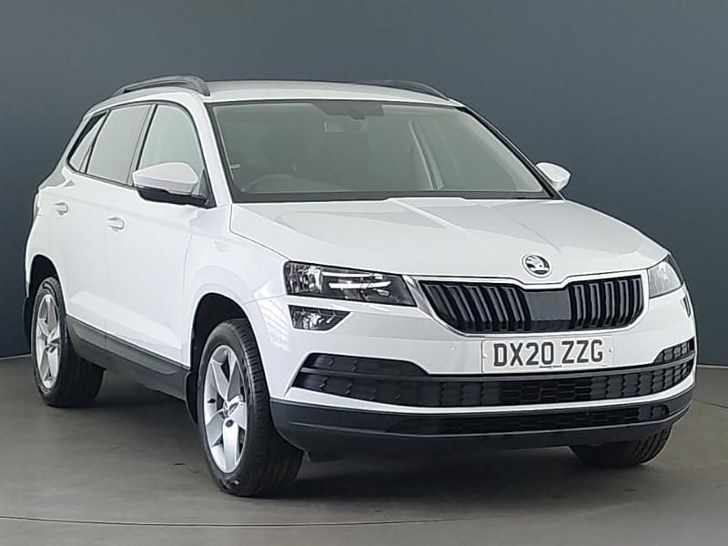 Used Skoda Karoq SE 116 HP (85 kW) 2020 White SUV