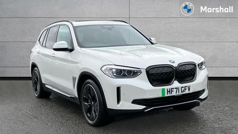 Used BMW iX3 Shadowline 210 kW (286 HP) 2021 Mineral white metallic SUV