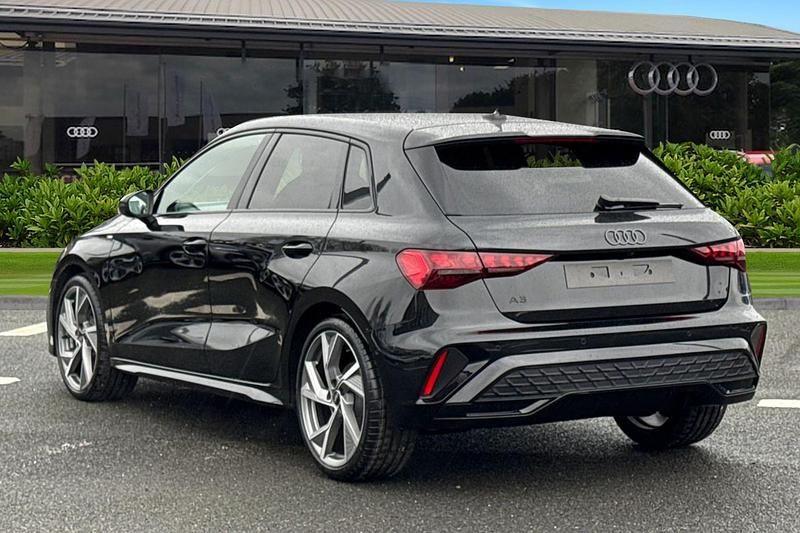New Audi A3 Sportback Black Edition 150 HP (110 kW) 2026 Black Hatchback