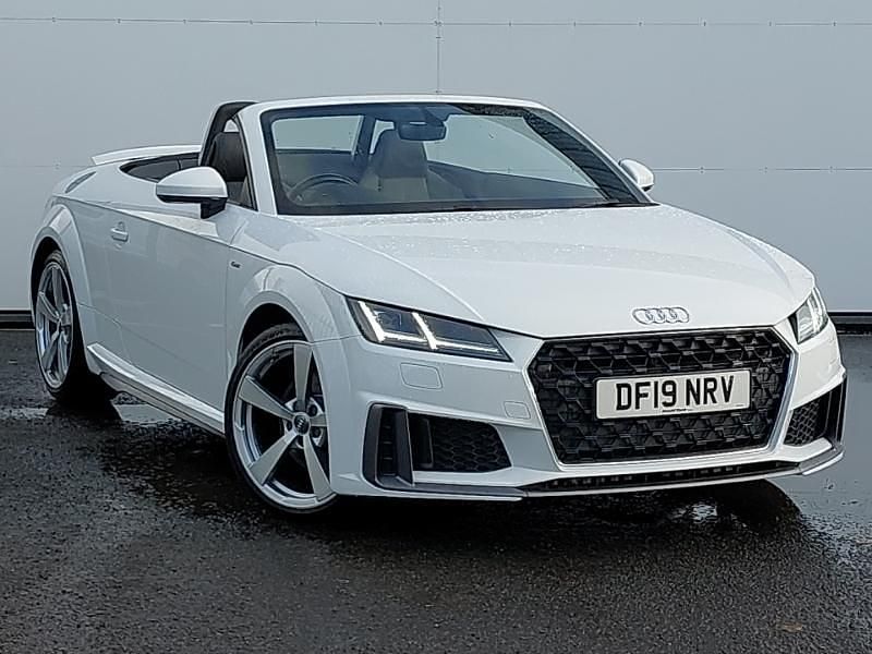 White Used 2019 Audi TT S-Line Cabriolet | £22,498 (Fair price) - Image 1/4