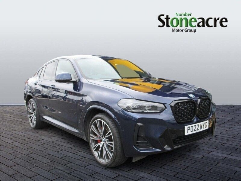 Blue Used 2022 BMW X4 M Sport SUV | £34,995 (Good price) - Image 1/4