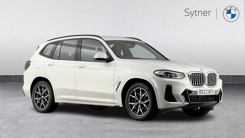 White Used 2023 BMW X3 M Sport SUV | £36,000 (Good price) - Image 1/4