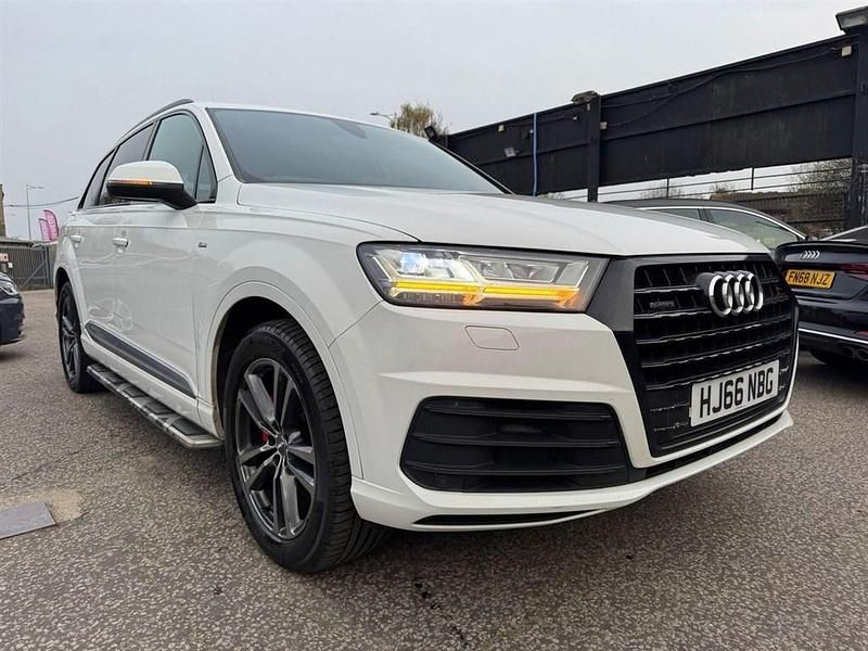 Used Audi Q7 S-Line 218 HP (160 kW) 2016 White SUV