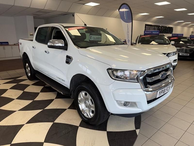 Used Ford Ranger Limited 2018 White Pickup
