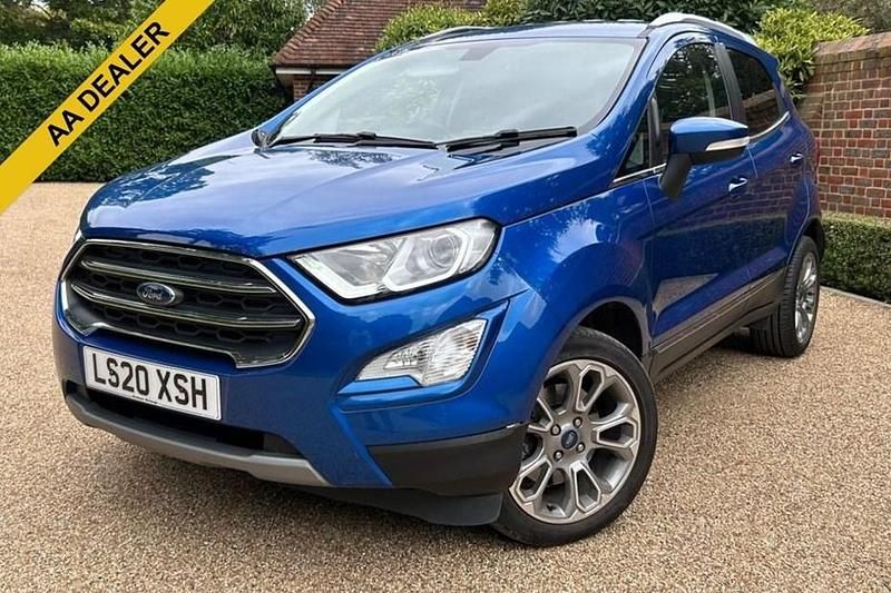 Blue Used 2020 Ford Ecosport Titanium SUV | £9,679 (Fair price) - Image 1/1