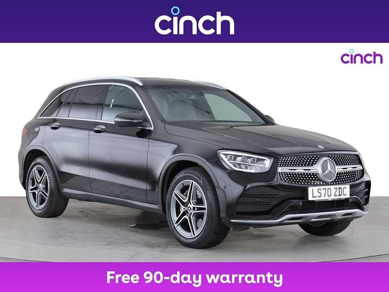 Black Used 2020 Mercedes GLC220 AMG line SUV | £26,999 (Fair price) - Image 1/3